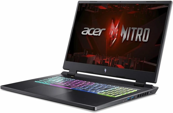 Acer Nitro 17 AN17-41-R60L NH.QL1EY.003 Ryzen 7 7735HS 16 GB 1 TB SSD RTX4050 17.3" Full HD Gaming Laptop - 3