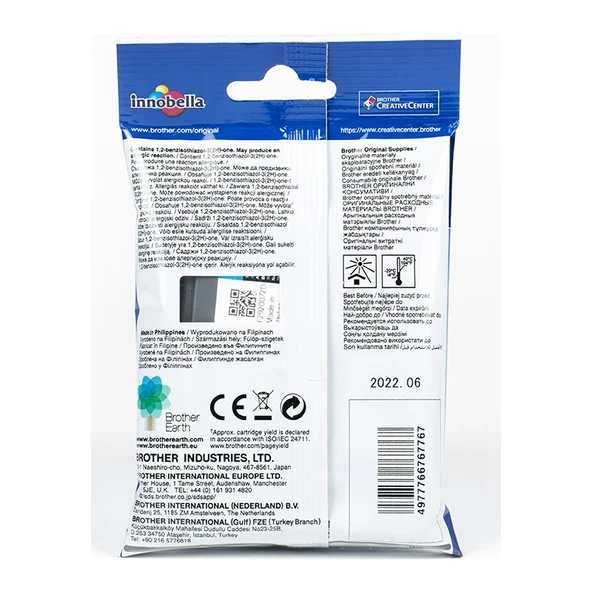 Brother LC3719XLC Mavi Mürekkep Kartuş (1500 Sayfa) - 2