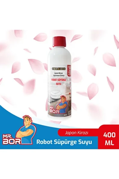 MR.BOR Akıllı Robot Süpürge Suyu 400 Ml.japon Kirazı