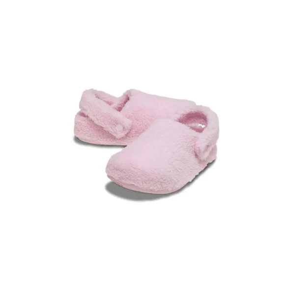 Crocs Classic Cozzzy Slipper Unisex Pembe Terlik 209386-6ZW - Resim 2
