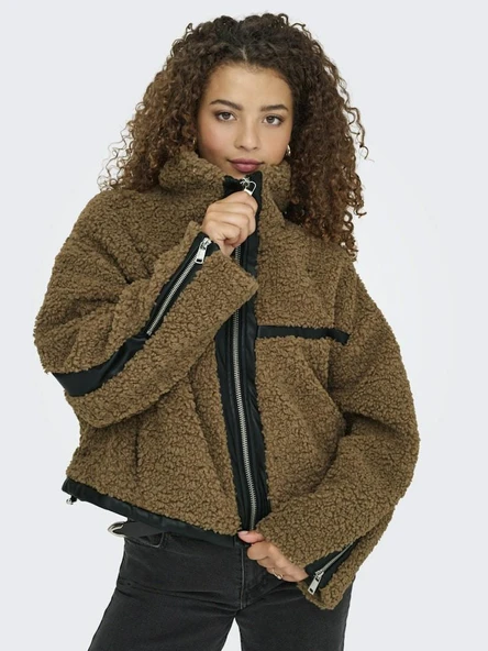 Only Pattı Lıfe Teddy Kadın Ceket 15349409 - Resim 3