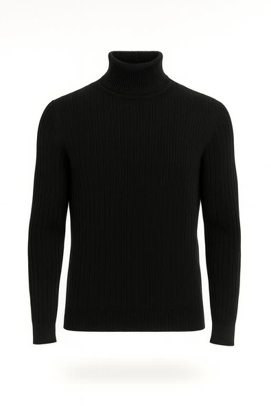 Huffa Desenli Erkek Slim Fit Boğazlı Erkek Triko-7431 - 2