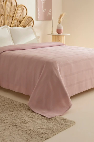 Rosy Çift Kişilik Tek Pike Pudra - Resim 5