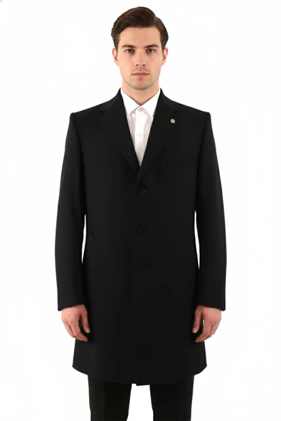 Erkek Slim Fit Kaban - Resim 2