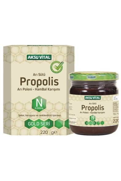 AKSU VİTAL Aksuvital Propolisli Arı Sütü Bal Polen Karışımı 8.000 mg