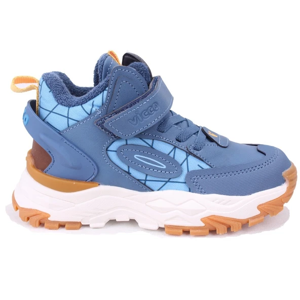 Vicco Tura 946F25K437 Mavi Ortopedik Günlük Erkek Çocuk Spor Bot - Resim 2