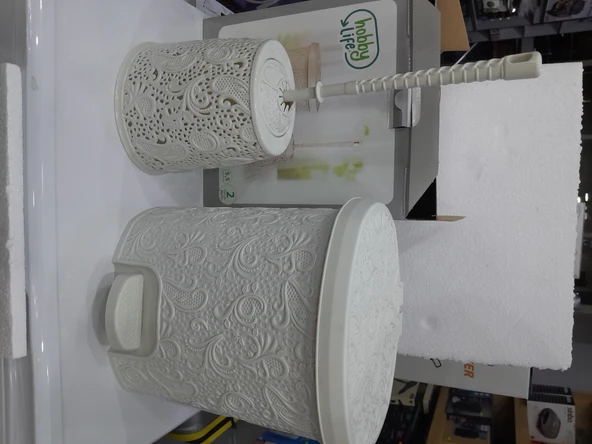 Hobby Life Pedallı Çöp Kovası ve WC Fırçası ürün görseli