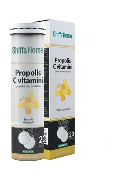 SHİFFA HOME Propolis C Vitamini 3500 Mg 20 Efervesan Tablet