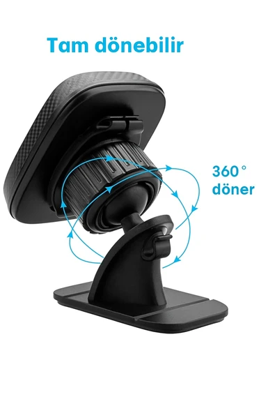 Çift Fonksiyonlu Hem Klimalığa Hem Topridoya Takılabilen Araç İçi Telefon Tutucu - 4