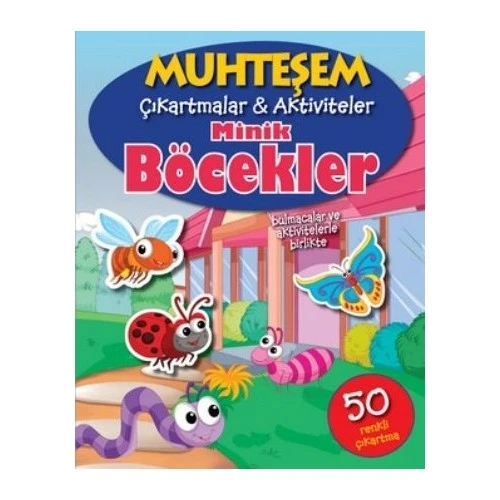 Minik Böcekler - Muhteşem Çıkartmalar ve Aktiviteler ürün görseli
