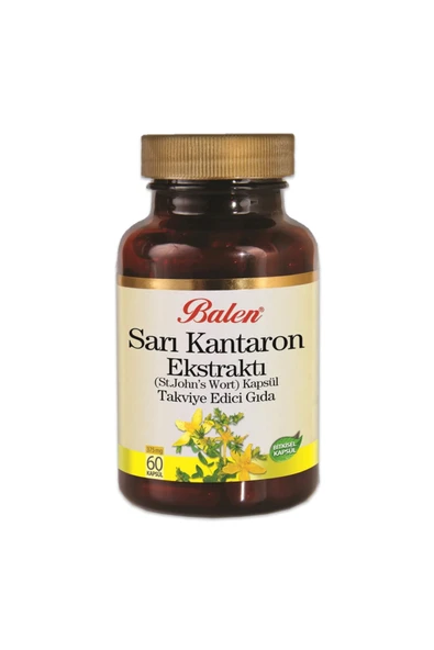 BALEN Sarı Kantaron St. John’ S Wort Ekstraktı Kap. 300 Mg 60 Kapsül Bal