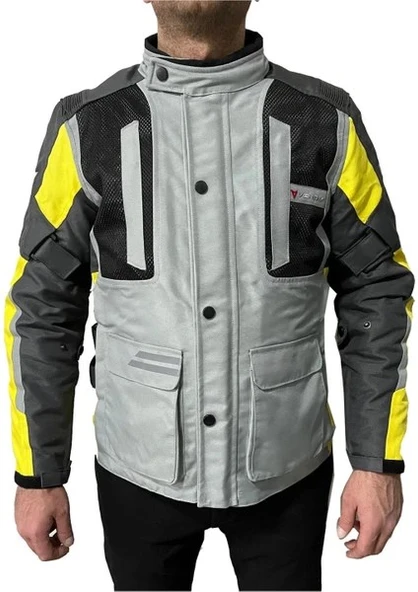 VENOM TOUREX GRI SARI MOTOSİKLET MONTU - 3