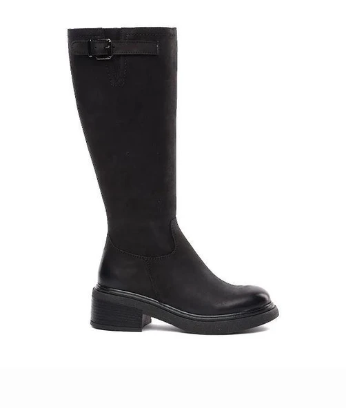 Greyder 35182 Kadın Hakiki Deri Tokalı Günlük Çizme - 6