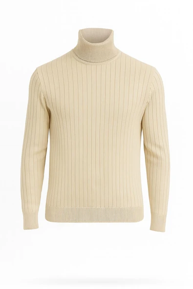 Huffa Desenli Erkek Slim Fit Boğazlı Erkek Triko-7431 - 6