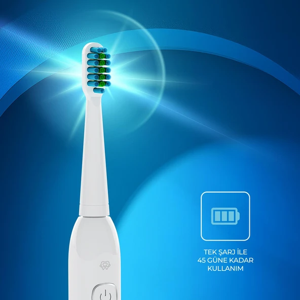 Polosmart PSC74 Elektrikli Diş Fırçası - 5 Modlu ,Hassas Diş Eti Bakımı ve Etkili Plak Temizliği - 4