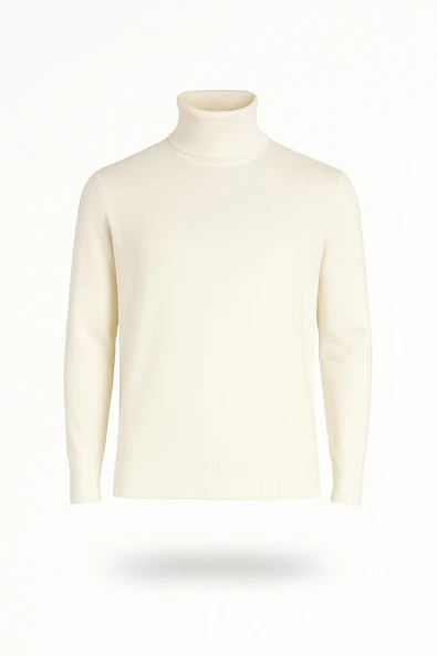 Huffa Erkek Slim Fit Boğazlı Erkek Triko-7430 - 2