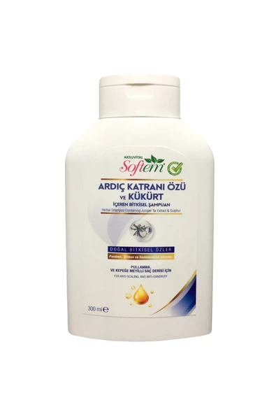 SOFTEM Ardıç Katranı Özü Ve Kükürt Içeren Bitkisel Şampuan 300 Ml - 2