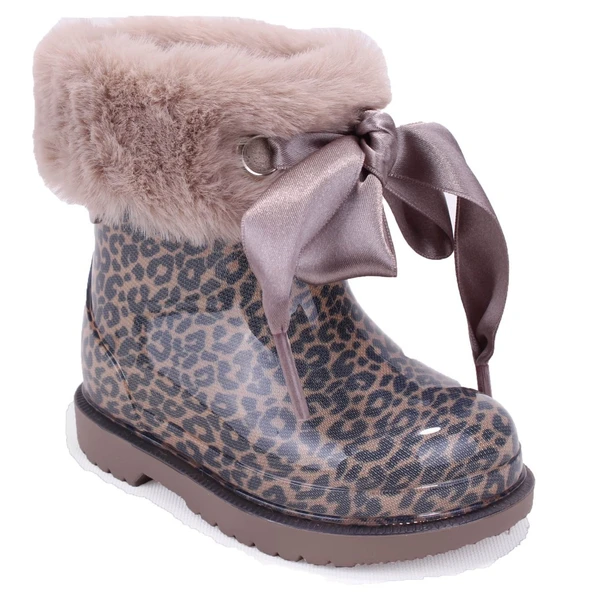 İgor W10338 Bimbi Leo Soft Taupe Ortopedik Kız Çocuk Yağmur Çizme