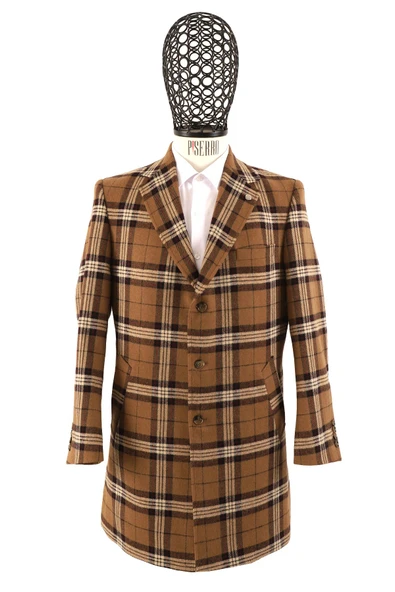 Erkek Slim Fit Kaban - Resim 11