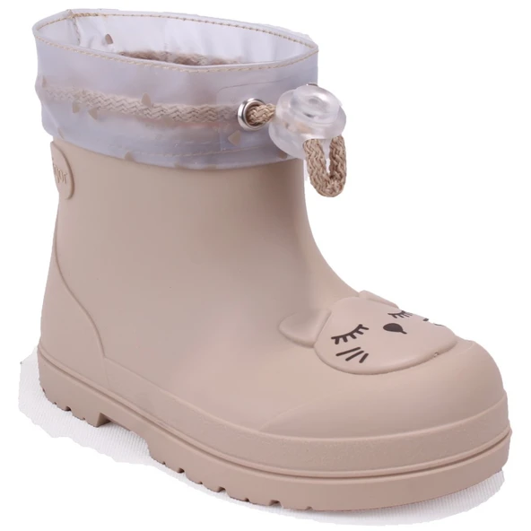 İgor CC334 Mendi Gato Bej Kürklü Günlük Kız Çocuk Yağmur Çizme ürün görseli