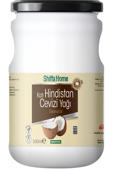 SHİFFA HOME Hindistan Cevizi Yağ 330 Ml Soğuk Sıkım