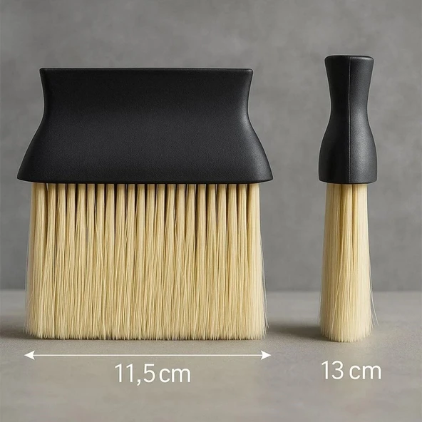 BUFFER® Yumuşak Kıllı ve Ergonomik Saplı Araç İçi Detaylı Toz Temizleme Fırçası - Resim 8