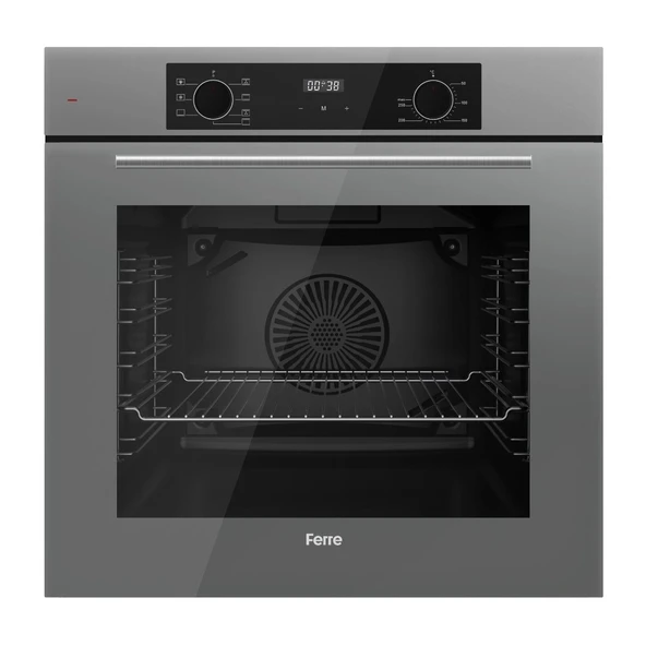 Ferre Flowart Florenz Essential Gri 3'lü Ankastre Set ( QBL63CPR-SS038-D088 ) - Resim 2