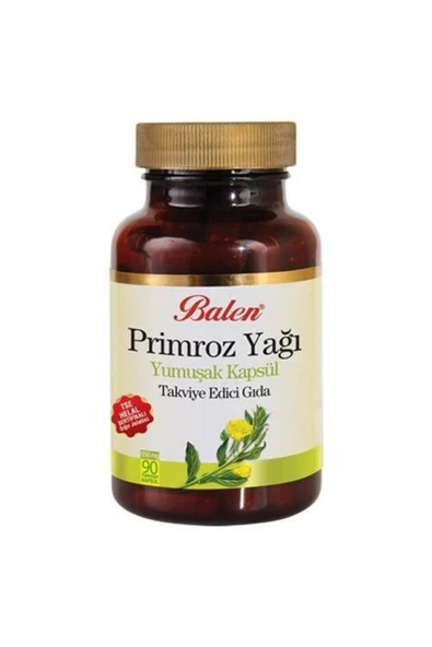 BALEN Primroz Yağı Evening Primrose Çuha Çiçeği Kapsül 90 X 650 mg