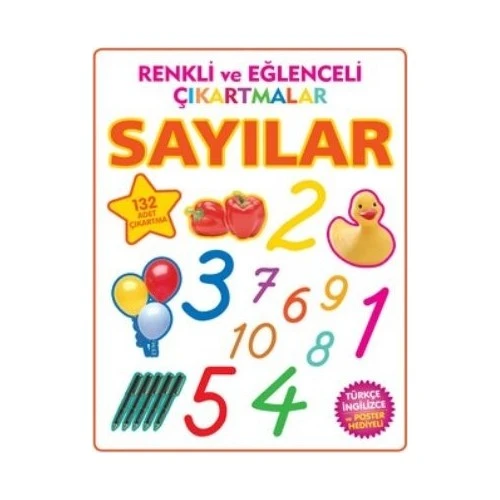 Renkli ve Eğlenceli Çıkartmalar - Sayılar (Numbers) ürün görseli