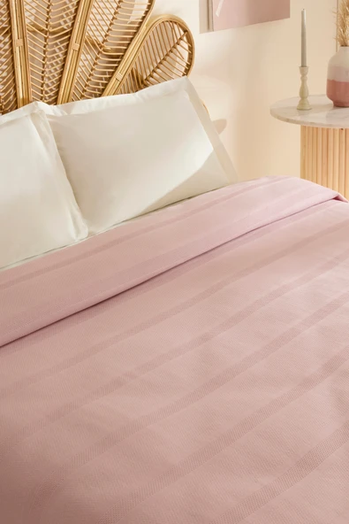 Rosy Çift Kişilik Tek Pike Pudra - Resim 3