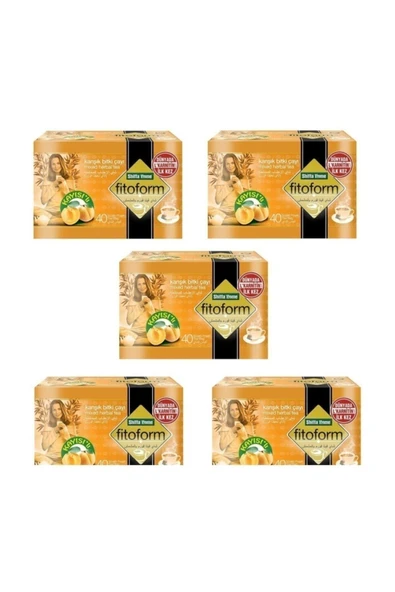 SHİFFA HOME 5 Kutu Fitoform Kayısılı Çay L-karnitin'li 40 Süzen