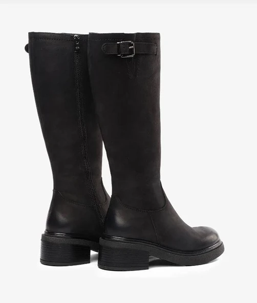 Greyder 35182 Kadın Hakiki Deri Tokalı Günlük Çizme - 9