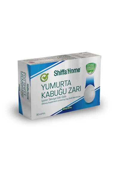 SHİFFA HOME Yumurta Kabuğu Zarı Kapsül
