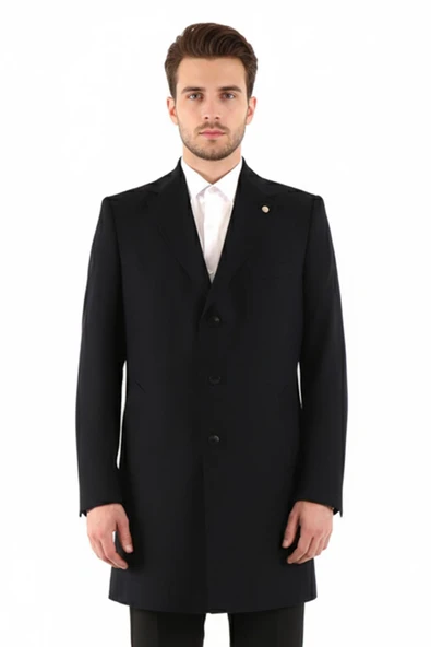 Erkek Slim Fit Kaban - Resim 2