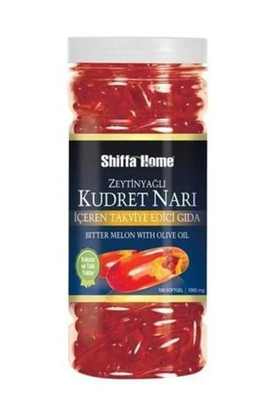 SHİFFA HOME Aksu Vital Zeytinyağlı Kudret Narı 1000 Mg 100 Softjel