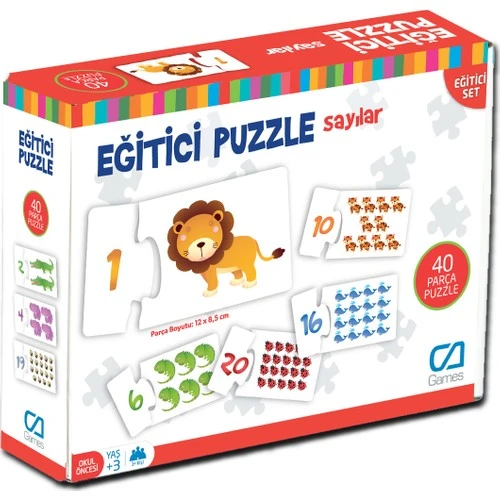 CA Games Hayvanlar 40 Parça Çocuk Puzzle ürün görseli