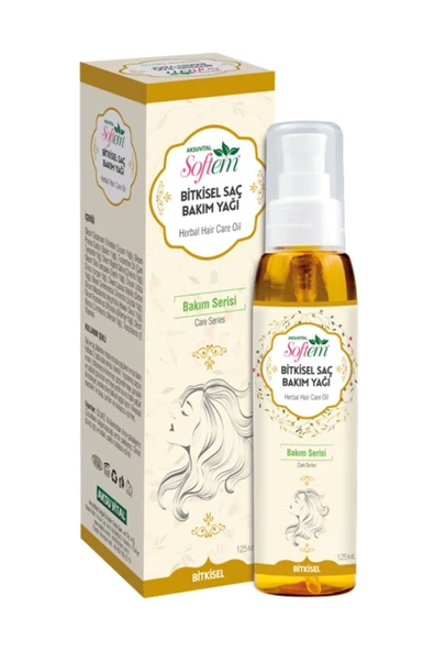 SOFTEM Saç Bakım Yağı 125 Ml Bitki Diyarı Mağazasında