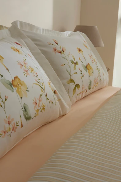 Aliana %100 Pamuk 120 Tel Pamuk Saten Çift Kişilik Nevresim Takımı ürün görseli