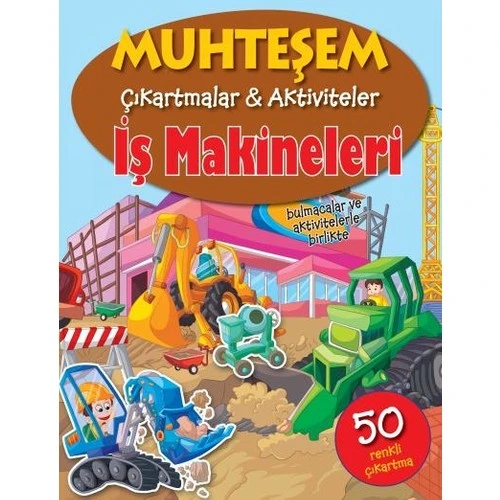 İş Makineleri - Muhteşem Çıkartmalar ve Aktiviteler ürün görseli