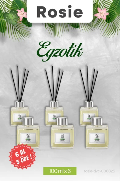 Egzotik 6 AL 5 ÖDE, Rosie Çubuklu Oda Kokusu 100 ml ürün görseli