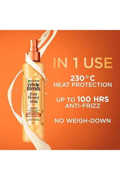 Garnier Whole Blends Hair Honey Milk Isı Koruyucu Saç Spreyi 250ML - 2