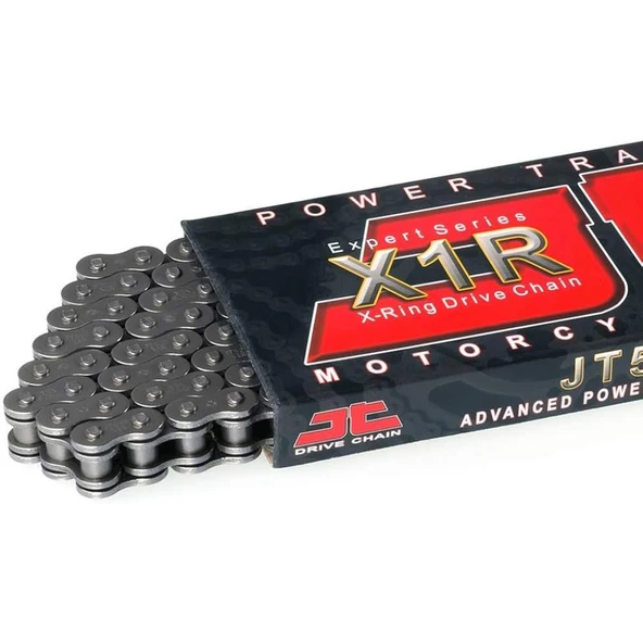 JT Motosiklet Zinciri 525 X-Ring X1R3 120 Bakla Nikel JTC525X1R3-120RL ürün görseli 1