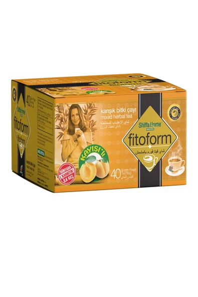 SHİFFA HOME Fitoform Kayısılı Bitki Çayı 40 Poşet Kayısılı Fito Form Çay
