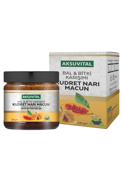 AKSU VİTAL Aksuvital Bal Bitki Karışımı Kudret Narı Macunu 230 G