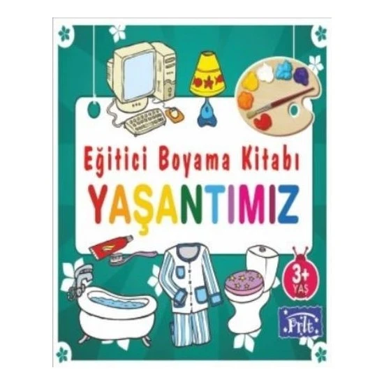 Eğitici Boyama Kitabı - Yaşantımız ürün görseli