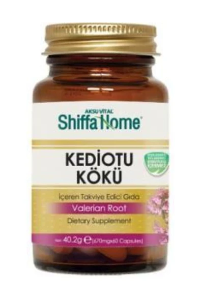 SHİFFA HOME Kedi Otu Kapsül ( Valerian Root ) 60 Kapsül