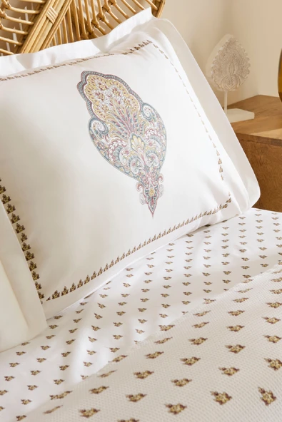 Cherly %100 Pamuk Tek Kişilik Pike Takımı Hardal - Resim 2