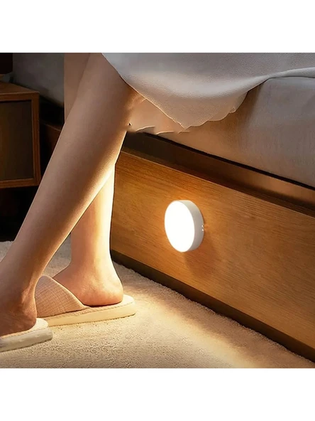 Cata CT-5180 Sensörlü Mıknatıslı LED Işık - 0.6W, Günışığı, Enerji Tasarruflu, 8.3x8.3x2 cm, ABS Gövde, USB ile Şarj Edilebilir, E27 Duy - Resim 4