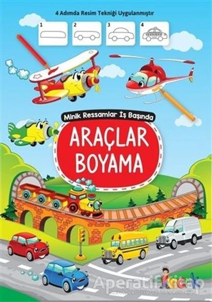 Bıcırık / Minik Ressamlar İş Başında - Araçlar Boyama ürün görseli 1