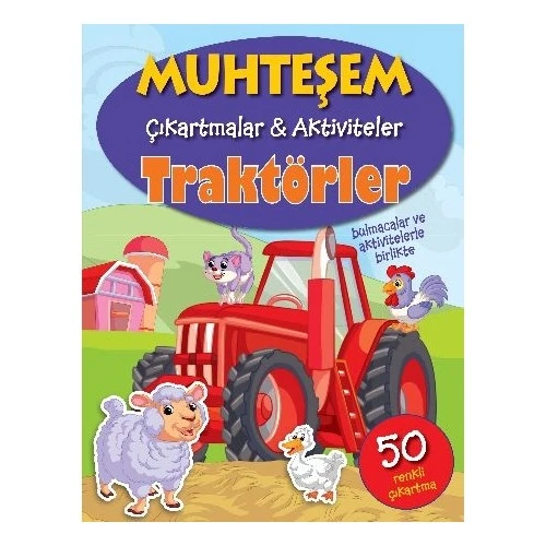 Traktörler - Muhteşem Çıkartmalar ve Aktiviteler ürün görseli